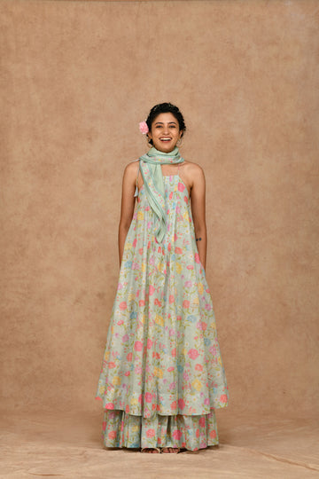 SUBAKI GREEN MAXI DRESS