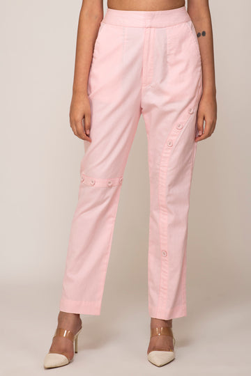 DAISY PINK BARREL PANTS