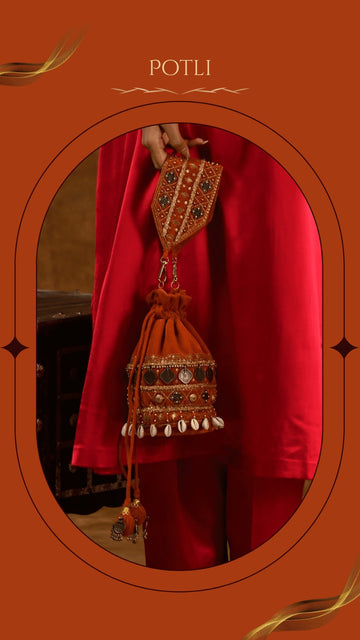 Rusty Orange Potli